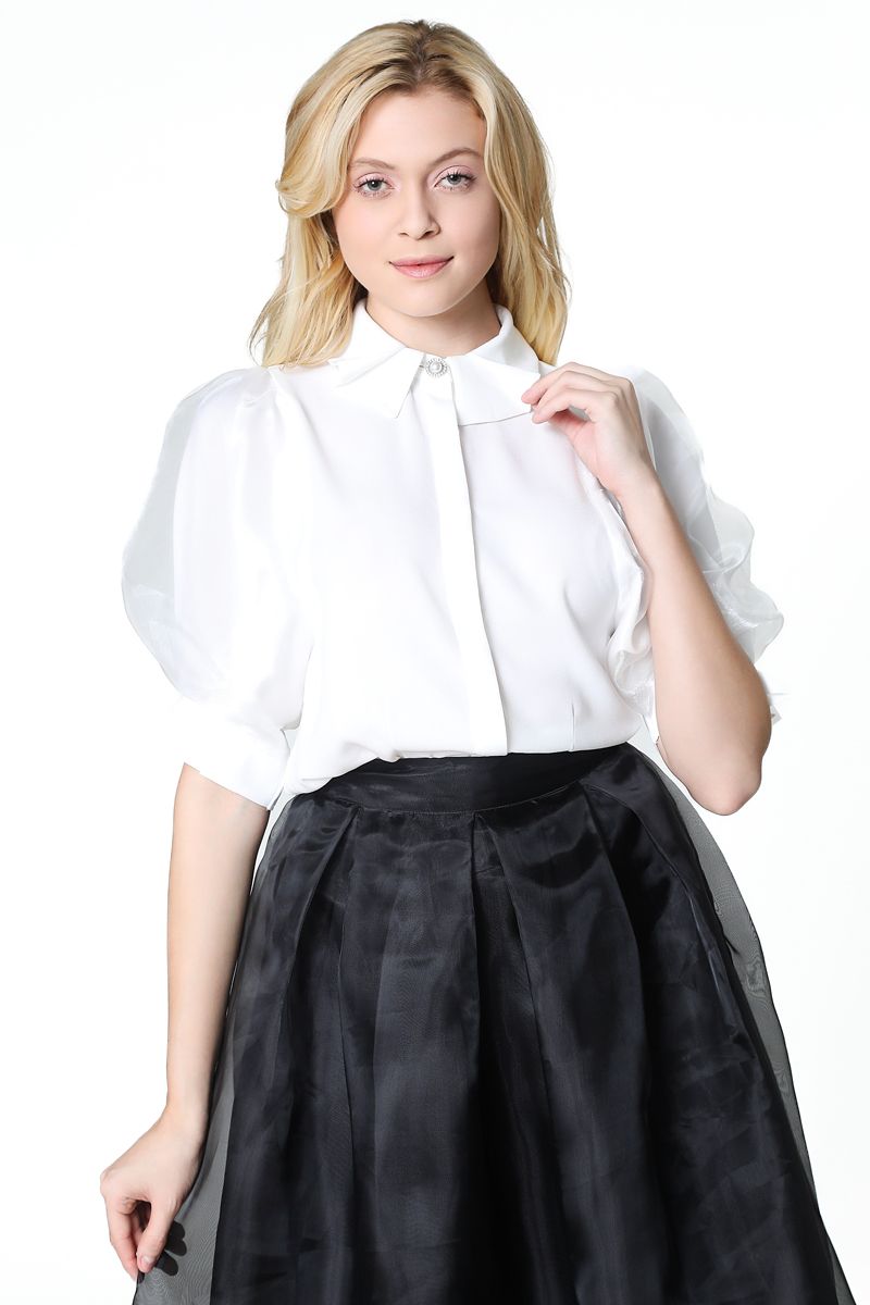 puffed sleeves shirt