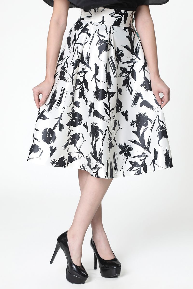printed skirt