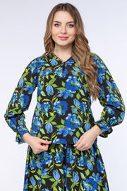 printed women flowy top