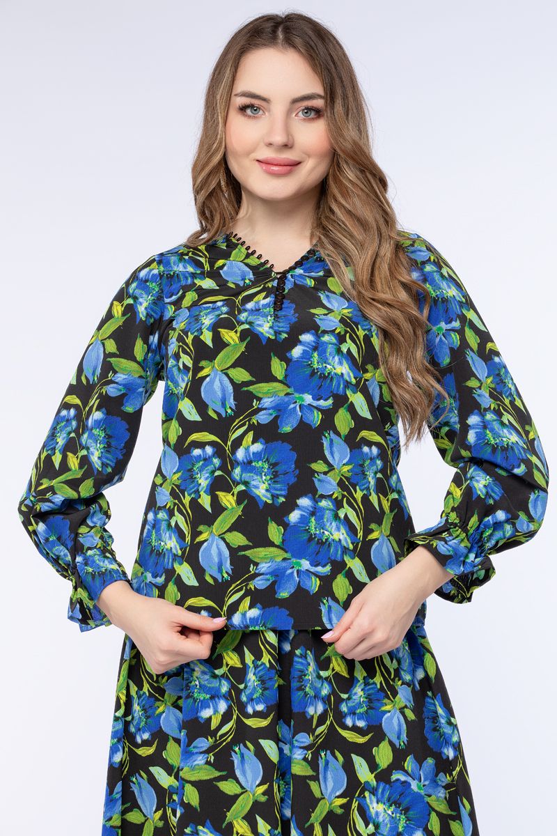 printed women flowy top