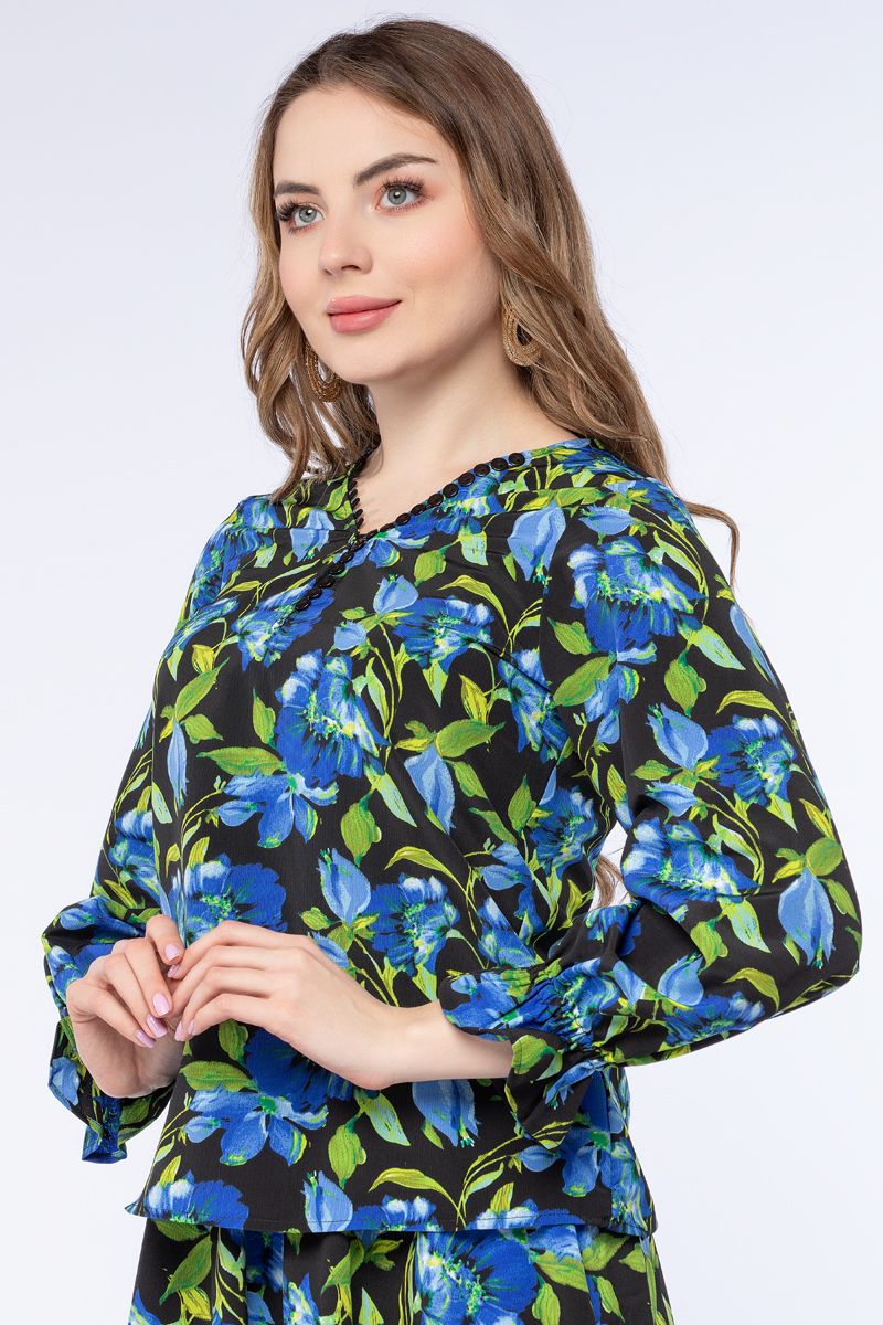 printed women flowy top