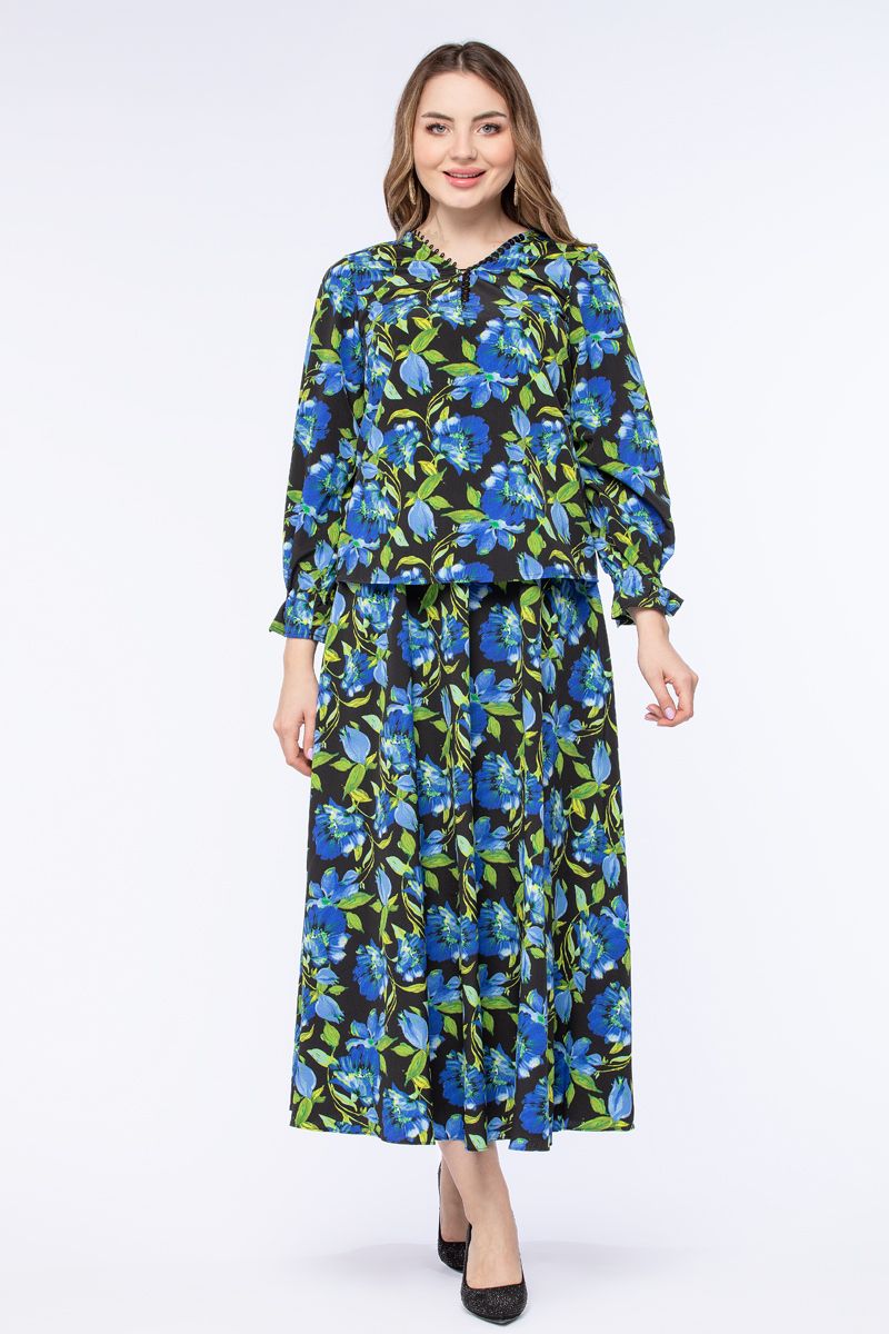 printed women flowy top