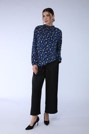 flowy pants with pleats