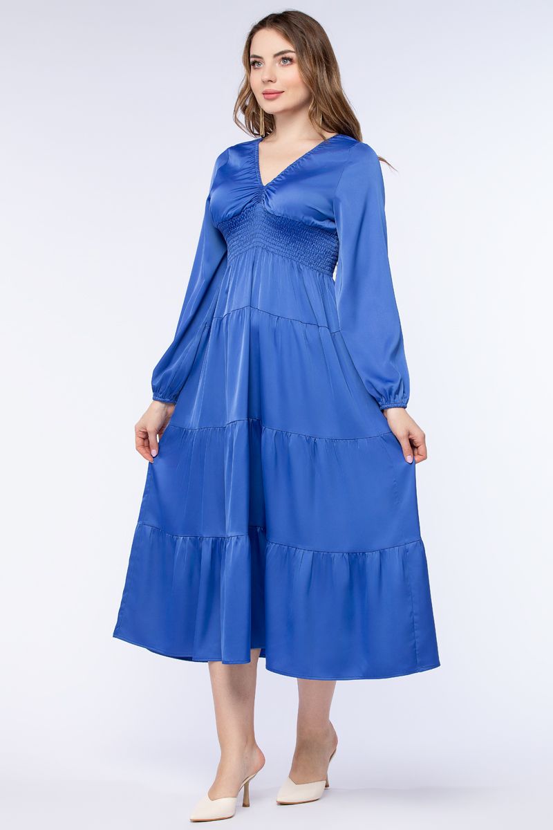 فستان نسائي ساتان