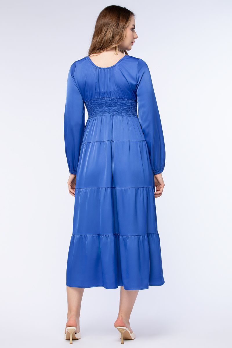 فستان نسائي ساتان