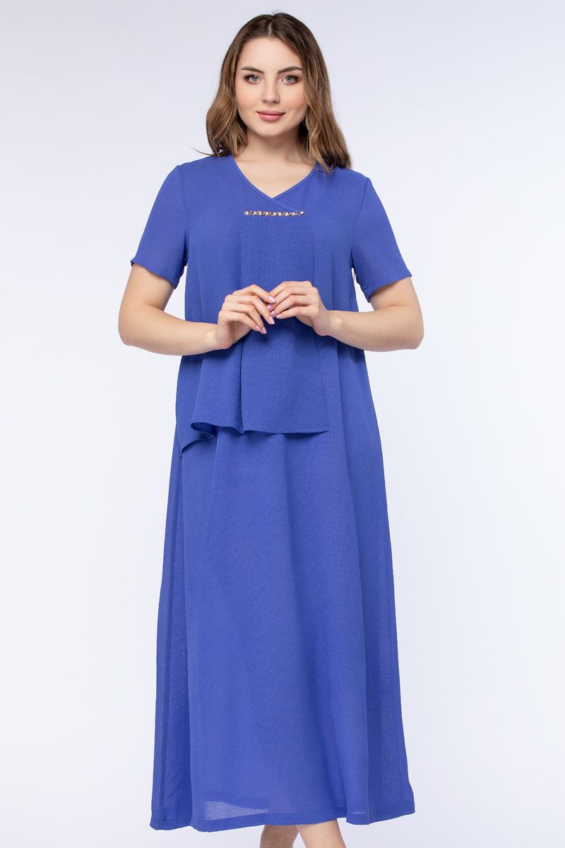 فستان نسائي بخامة منقوشة