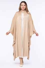 solid colored women abaya