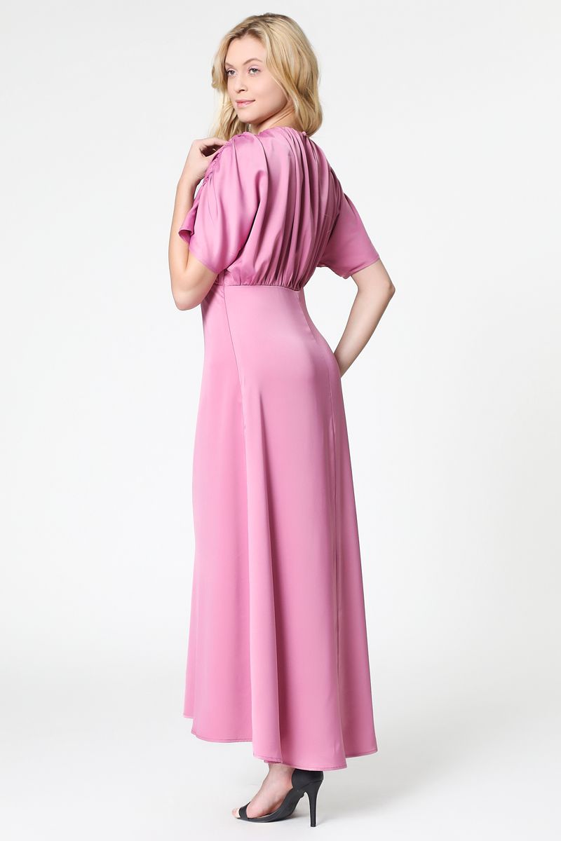 فستان ساتان ماكسي