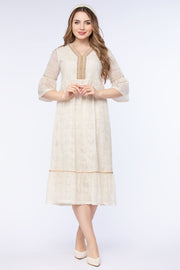 فستان نسائي بخامة دانتيل