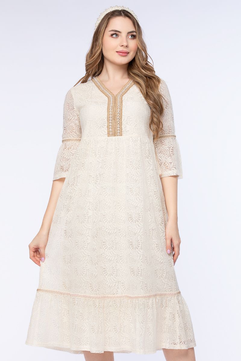 فستان نسائي بخامة دانتيل