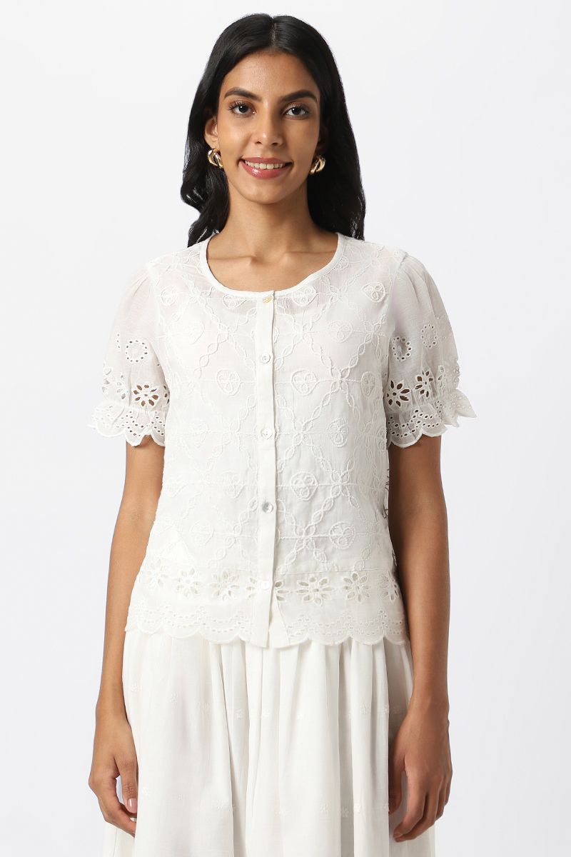 women shirt with embroidery
