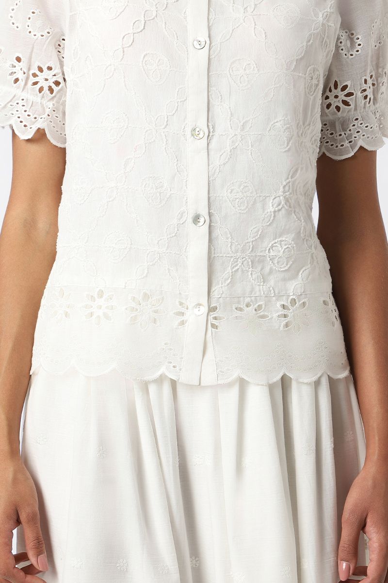 women shirt with embroidery