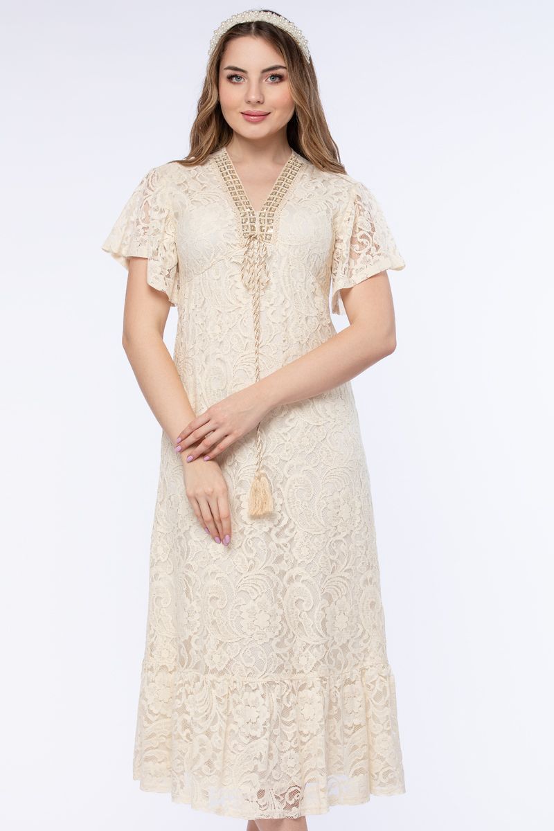 فستان نسائي بخامة دانتيل