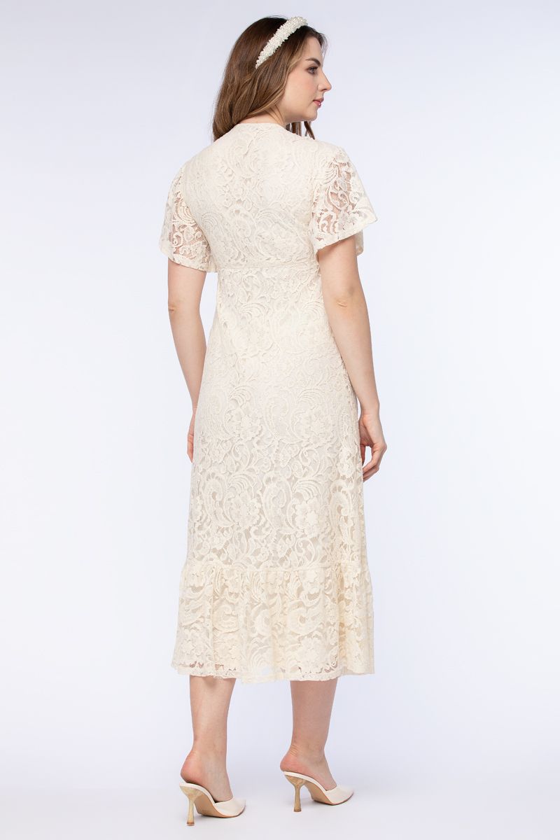 فستان نسائي بخامة دانتيل