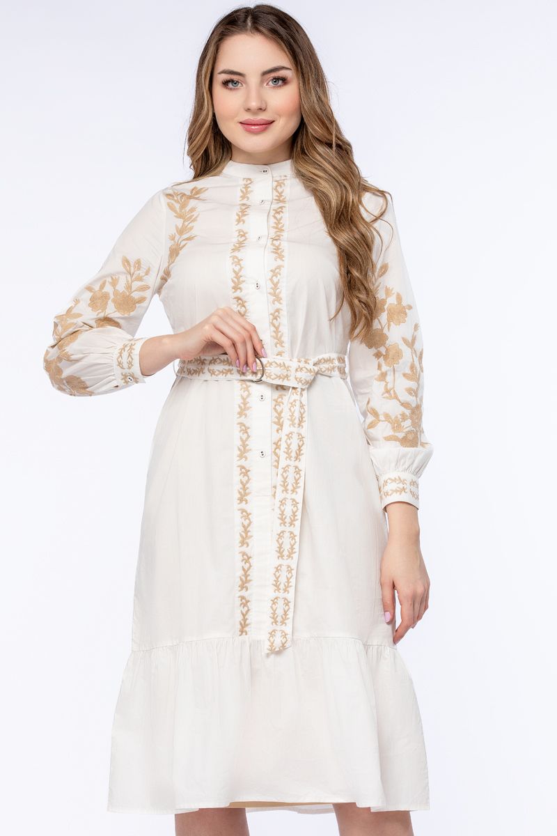 فستان نسائي بتطريز