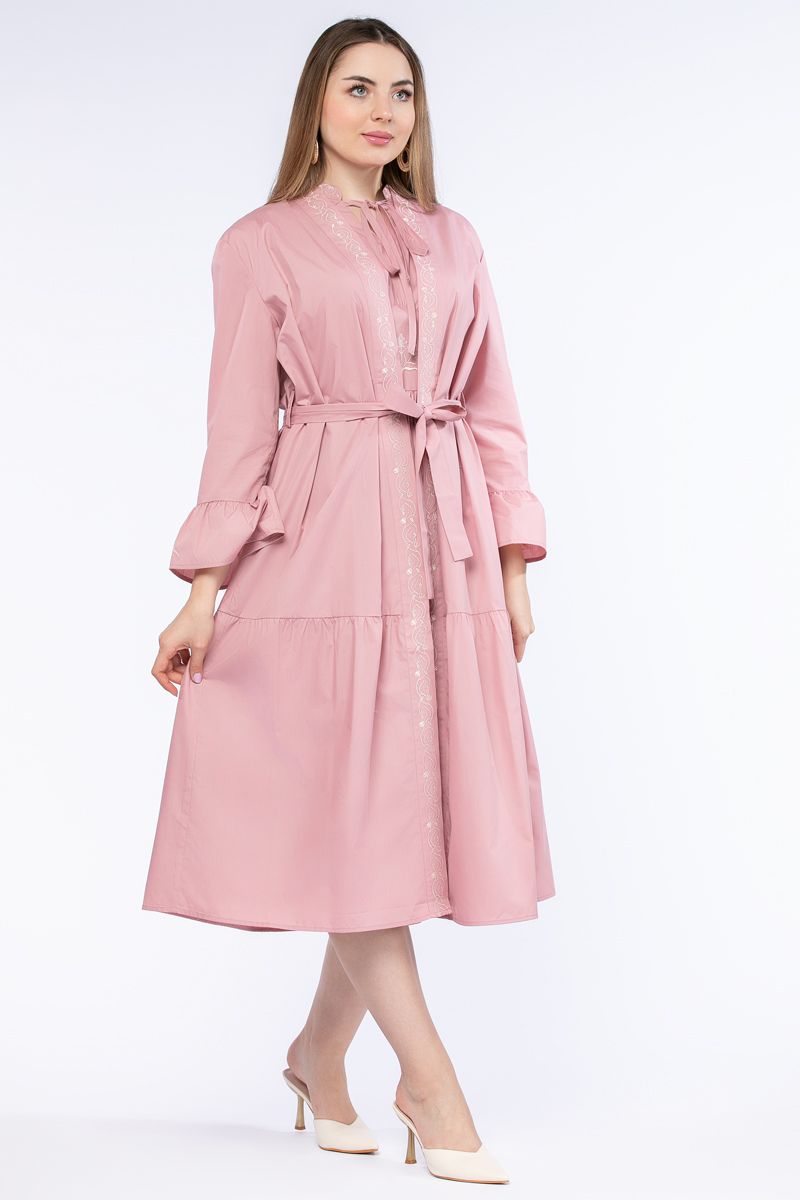 women abaya with embroidery