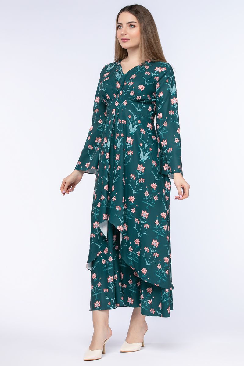 فستان نسائي ماكسي بطبعات