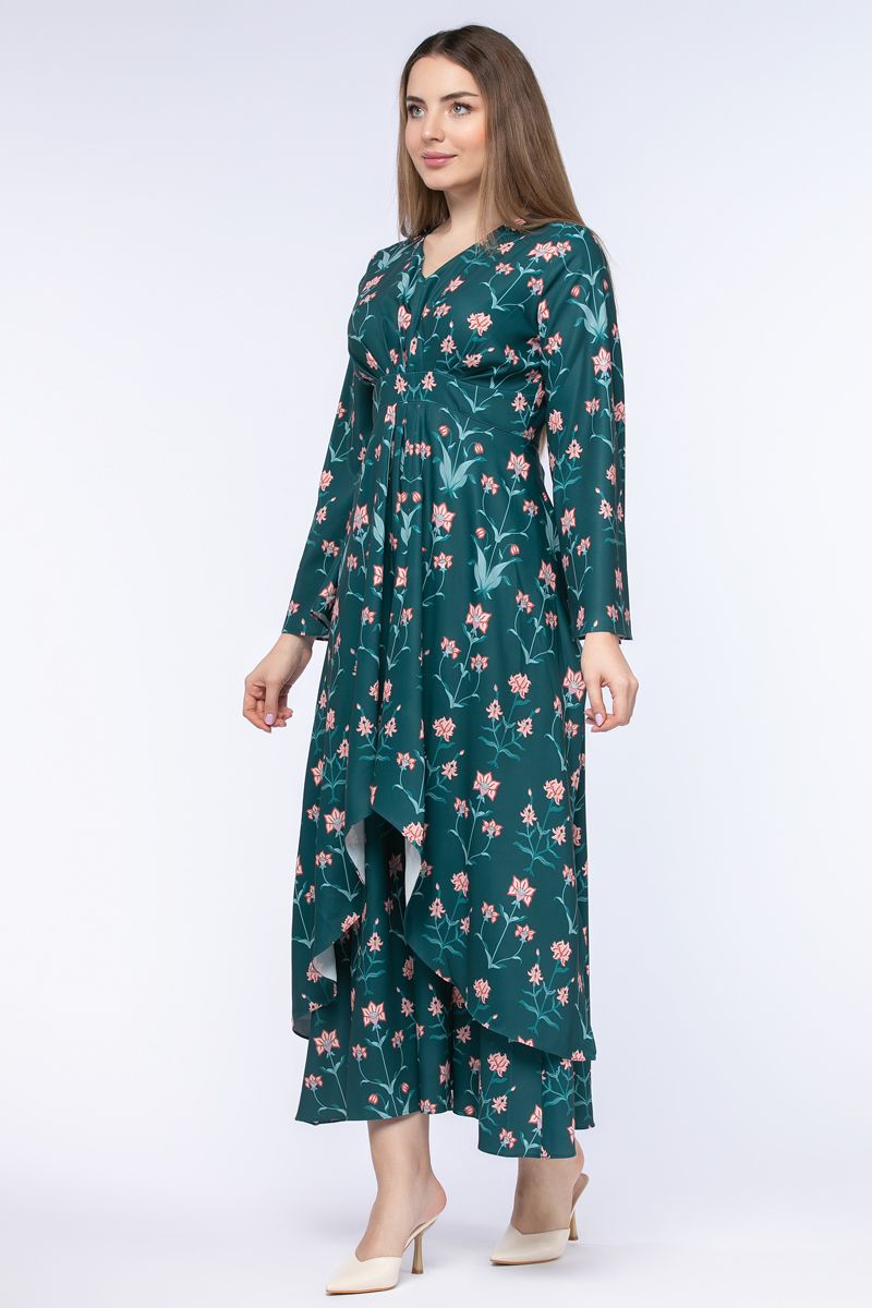 فستان نسائي ماكسي بطبعات