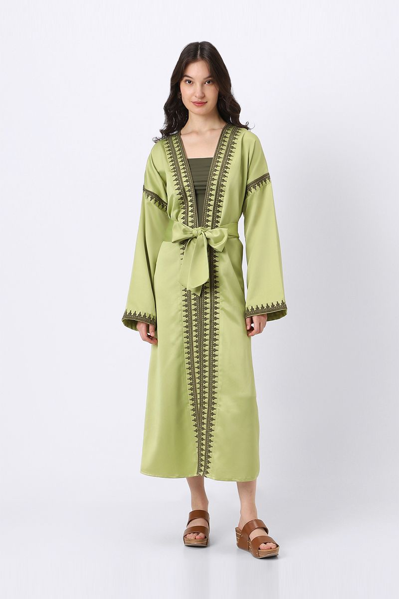 women dress with embroidery