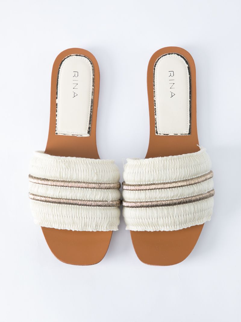 women knitted slipper