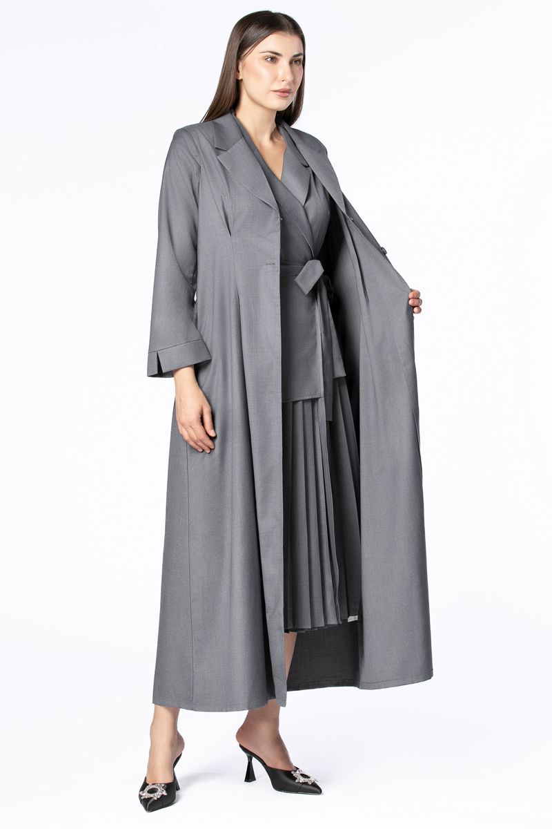 blazer style outwear women abaya