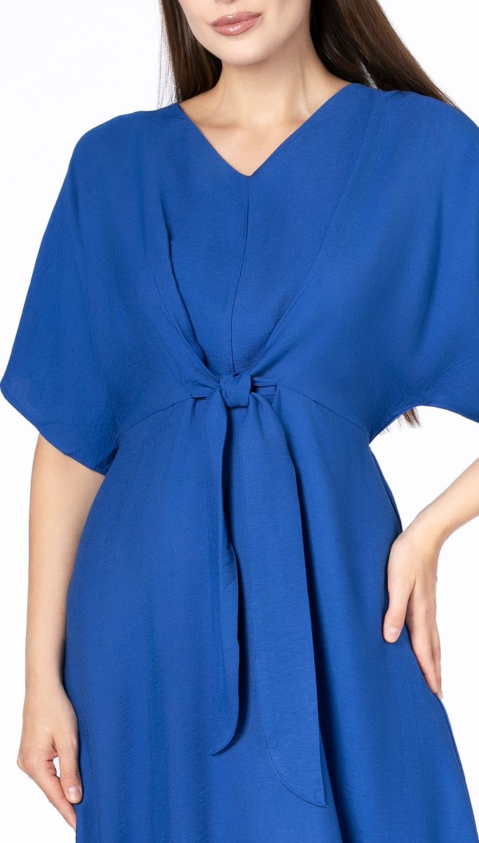 فستان نسائي فضفاض برباط على الخصر