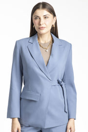 جاكيت بليزر نسائي برباط على الخصر