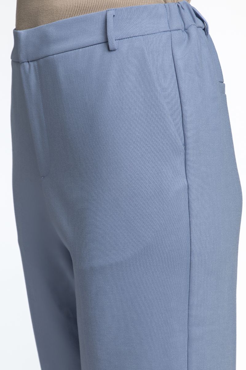 solid colored classic cut women pants