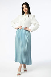 تنورة نسائية طويلة بكسرات