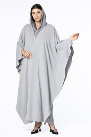 solid colored outwear women abaya