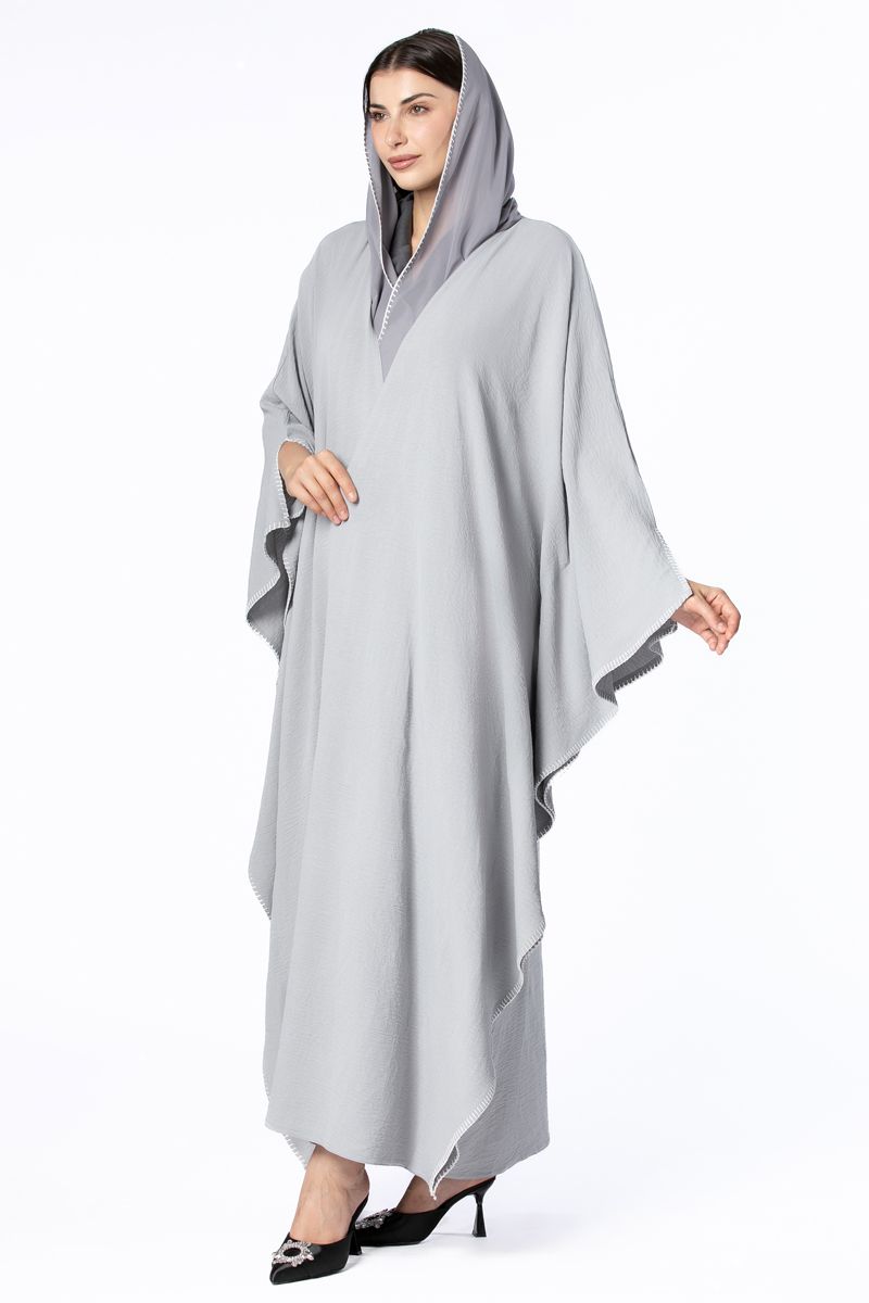 solid colored outwear women abaya