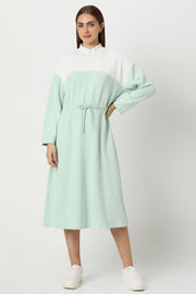 فستان نسائي كاجوال متباين اللون