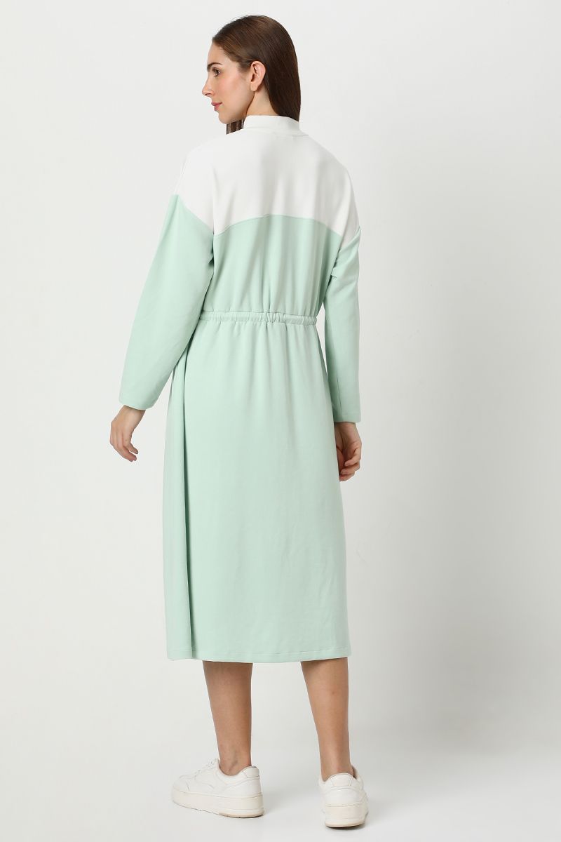 فستان نسائي كاجوال متباين اللون