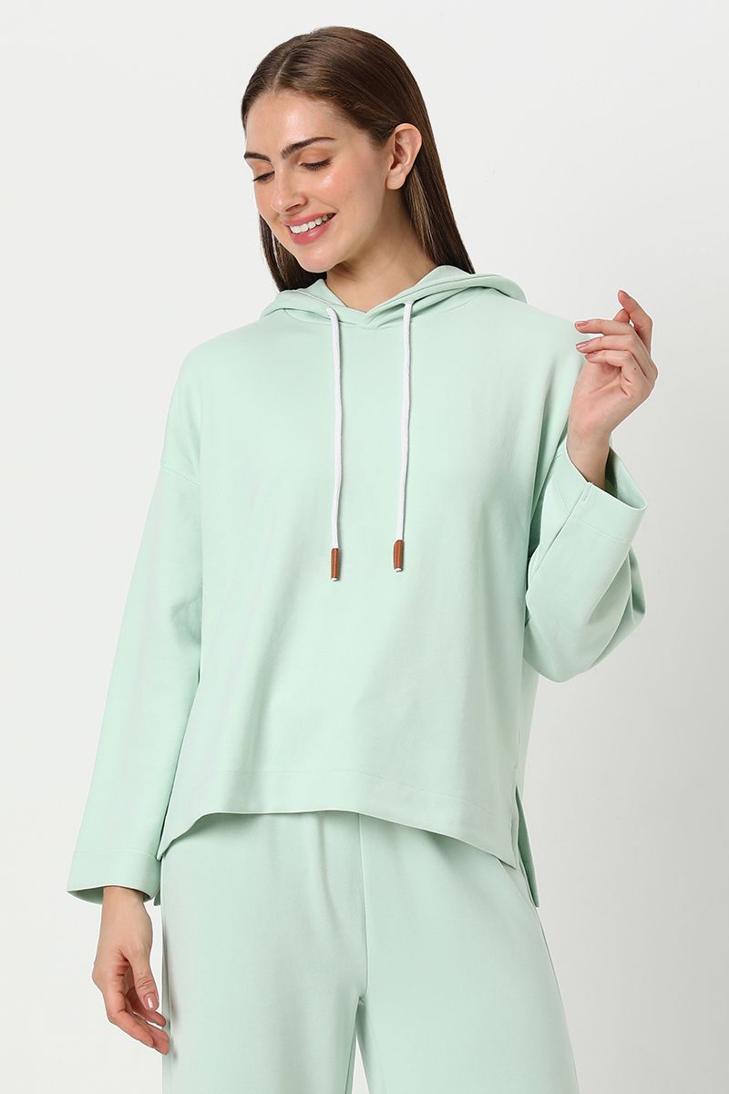 solid colored women hoodie