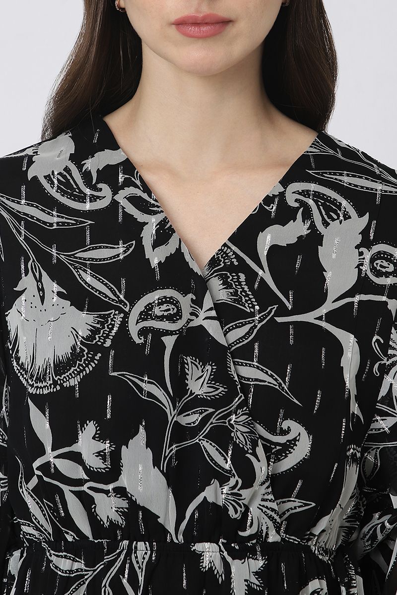 فستان نسائي ماكسي بطبعات