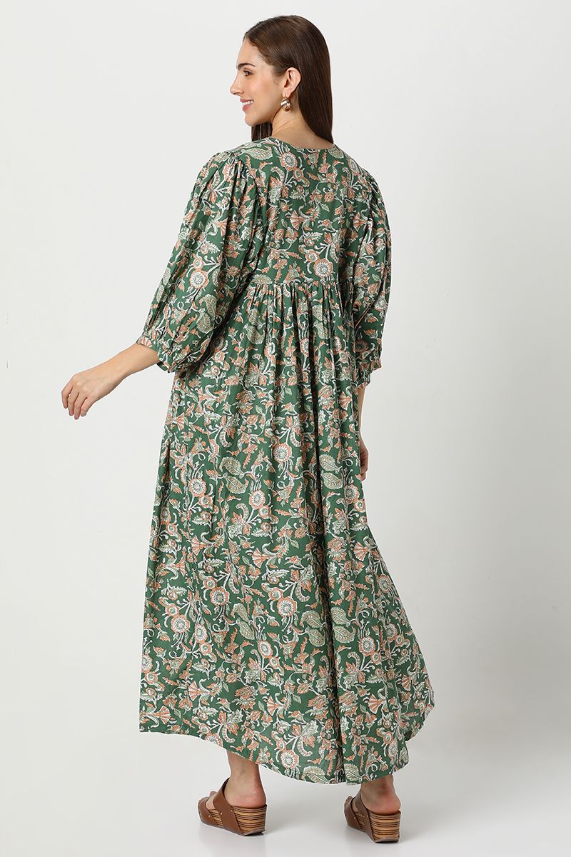 floral women maxi dress