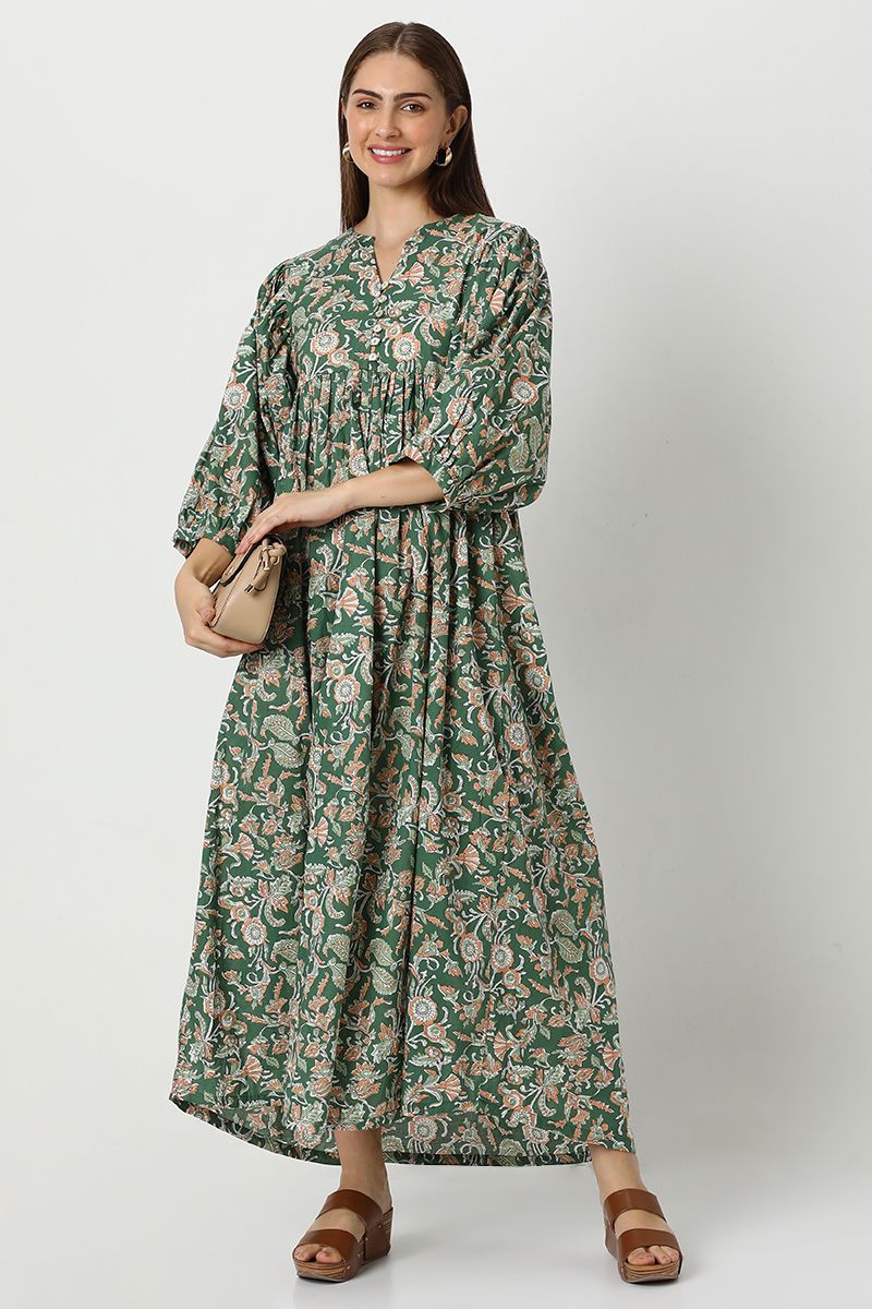 floral women maxi dress