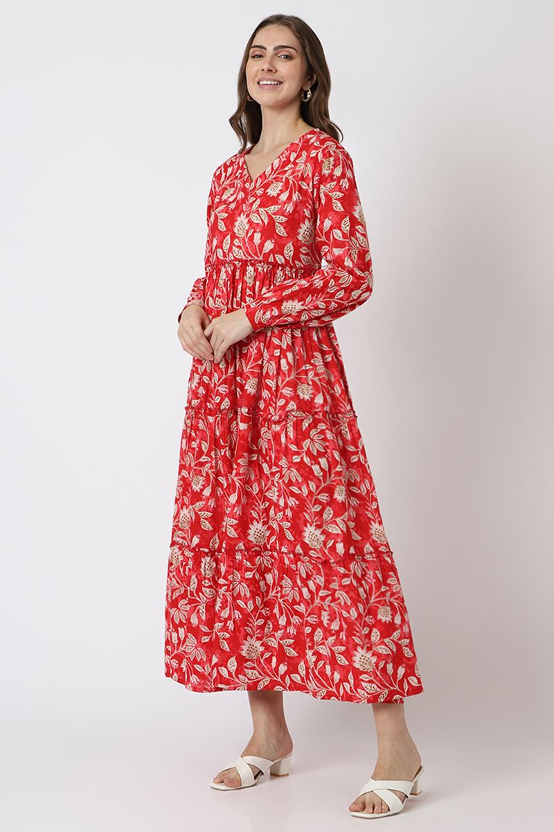 printed women maxi dress