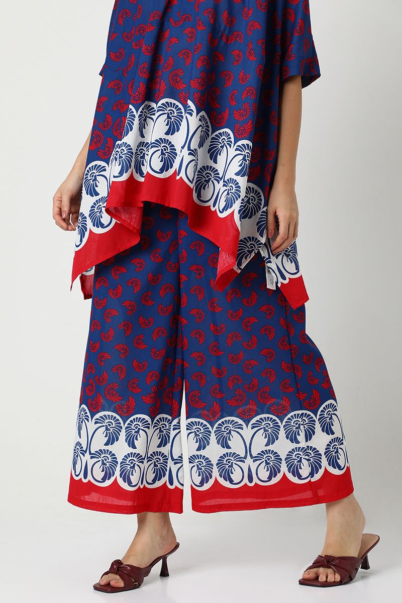 colored printed women flowy pants