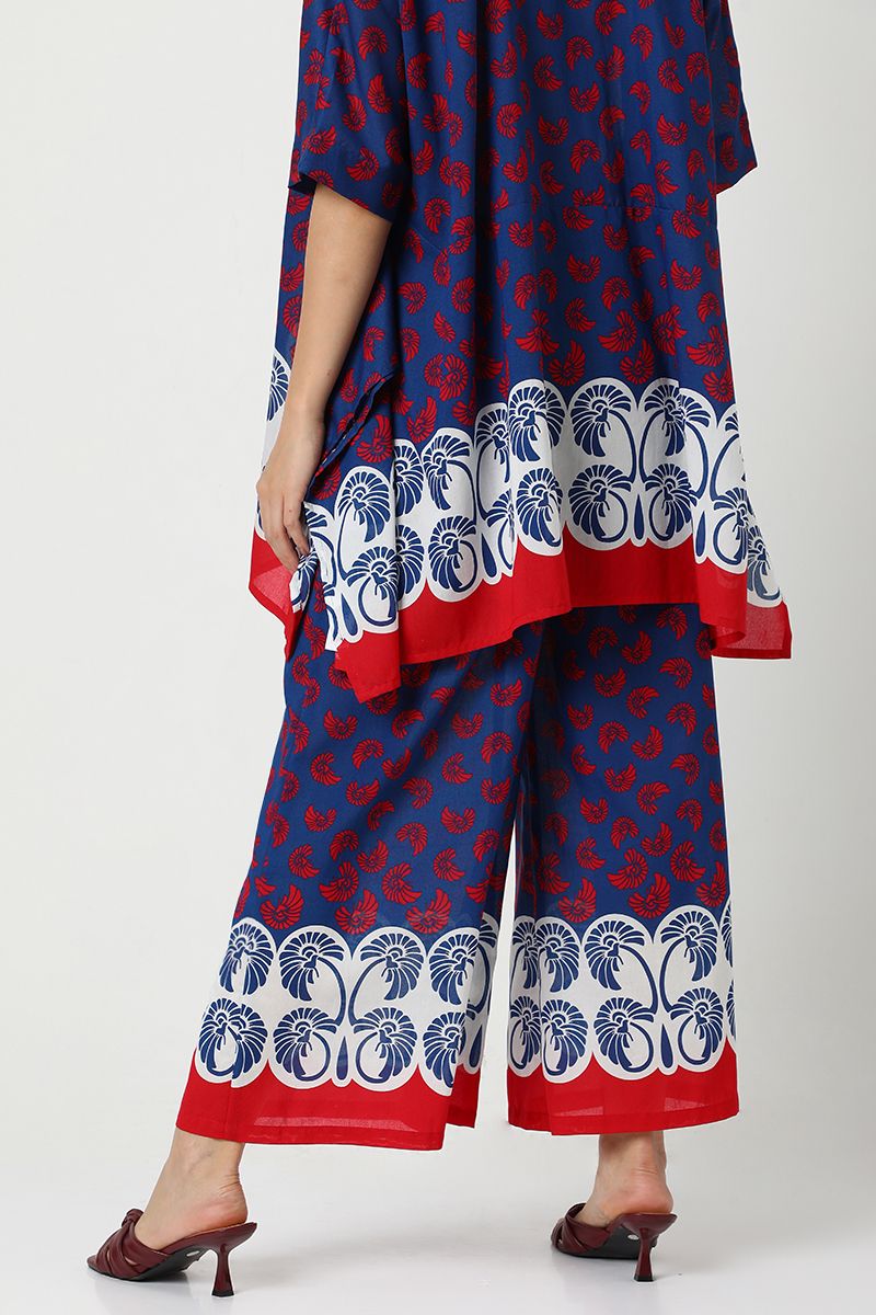 colored printed women flowy pants