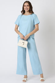 women flowy pants with side lining