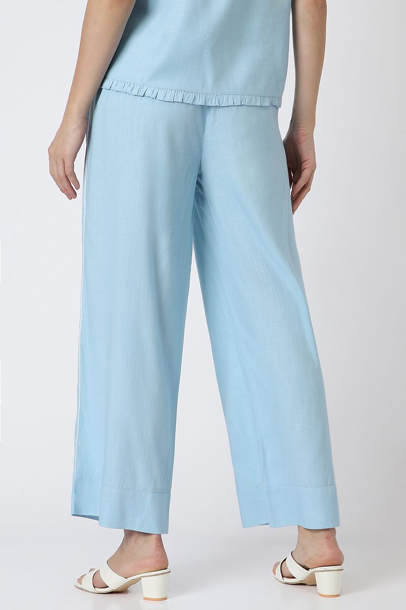 women flowy pants with side lining