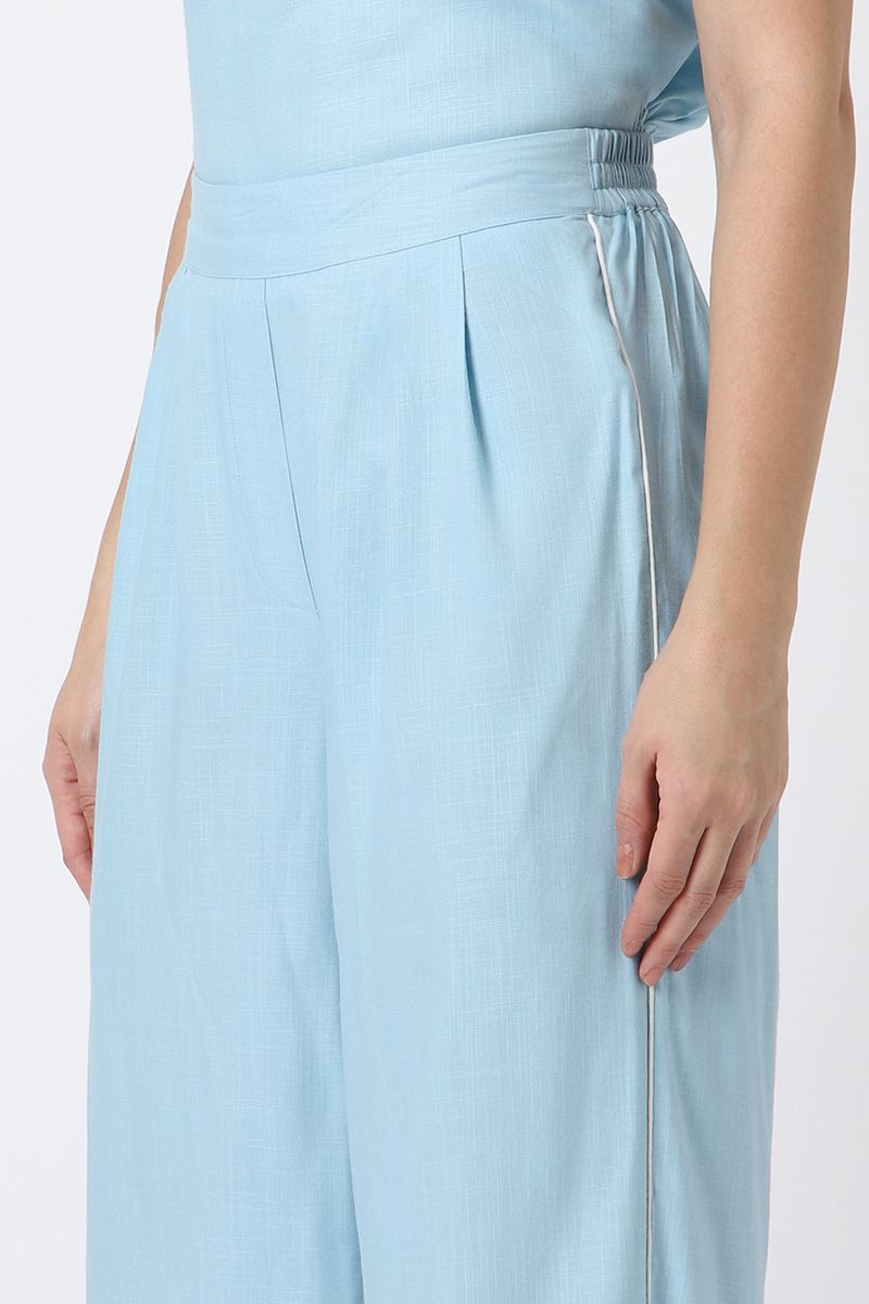 women flowy pants with side lining
