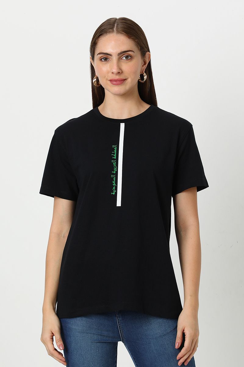 national day women t-shirt with prints
