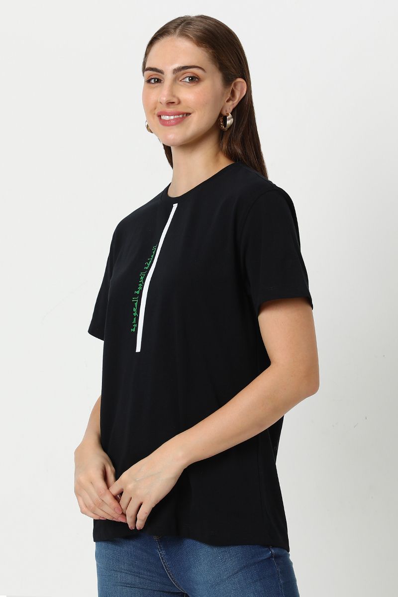 national day women t-shirt with prints
