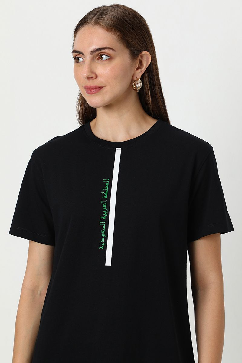 national day women t-shirt with prints