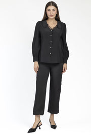 cropped flowy women pants