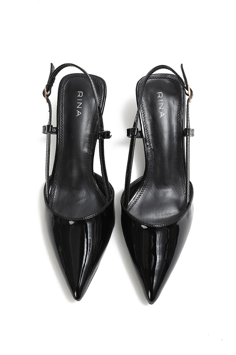 women shoes with geometric heel