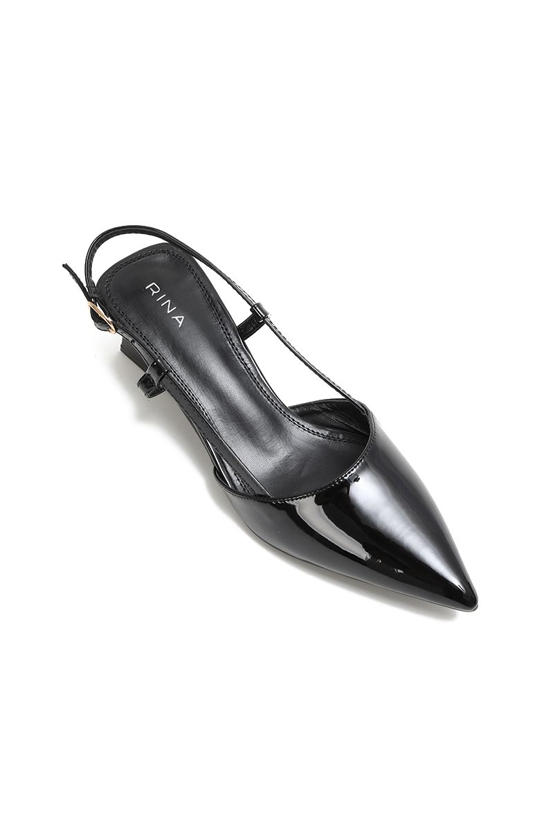 women shoes with geometric heel