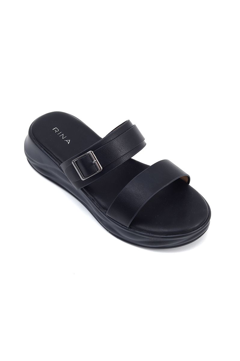 faux leather women slipper